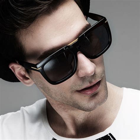 oversized square sunglasses for men.